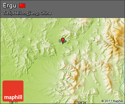 Physical Map of Ergu