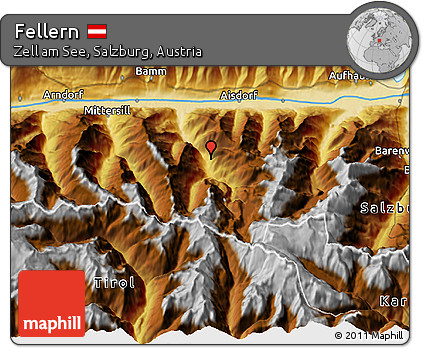 Physical 3D Map of Fellern