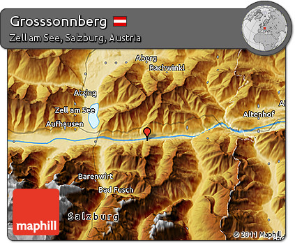 Physical 3D Map of Grosssonnberg