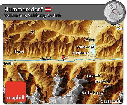 Physical 3D Map of Hummersdorf