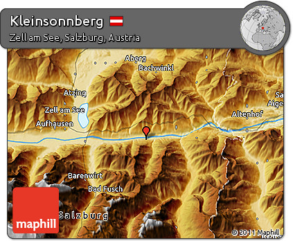 Physical 3D Map of Kleinsonnberg