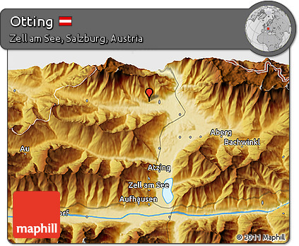Physical 3D Map of Otting