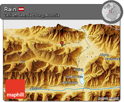 Physical 3D Map of Rain