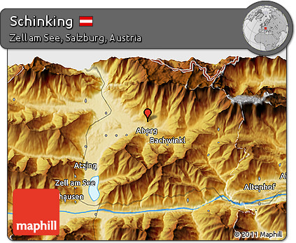 Physical 3D Map of Schinking