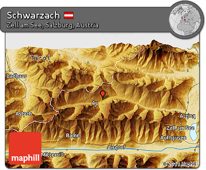 Physical 3D Map of Schwarzach