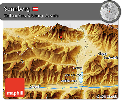 Physical 3D Map of Sonnberg