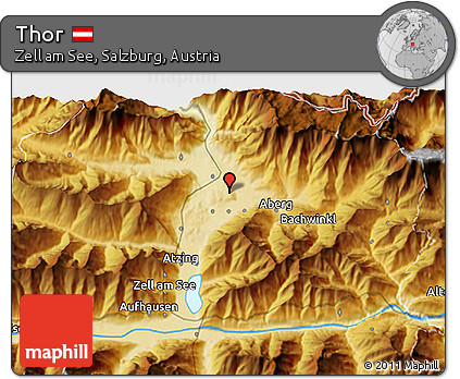 Physical 3D Map of Thor