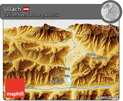 Physical 3D Map of Ullach