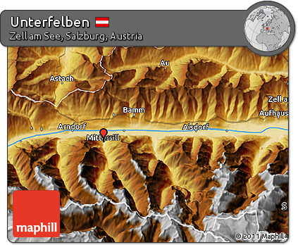 Physical 3D Map of Unterfelben