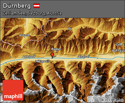 Physical 3D Map of Dürnberg