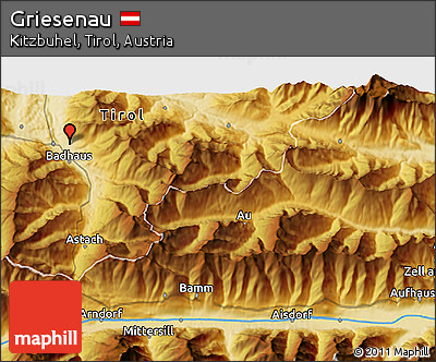 Physical 3D Map of Griesenau