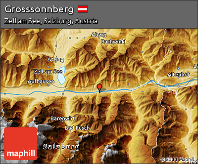 Physical 3D Map of Grosssonnberg