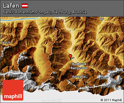 Physical 3D Map of Lafen
