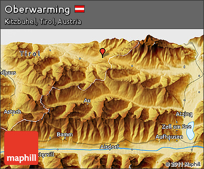 Physical 3D Map of Oberwarming