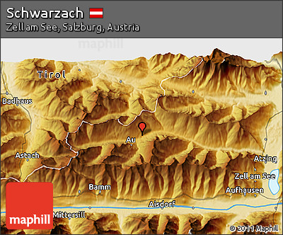 Physical 3D Map of Schwarzach