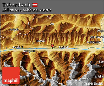 Physical 3D Map of Tobersbach