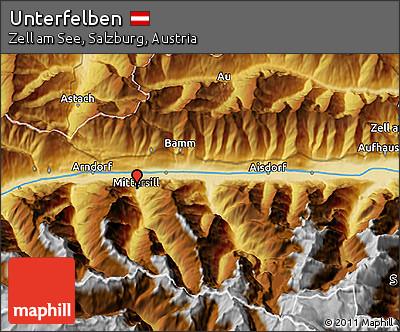 Physical 3D Map of Unterfelben