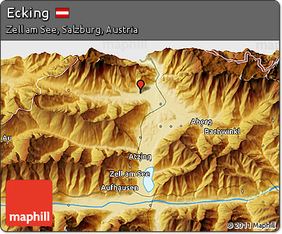 Physical 3D Map of Ecking