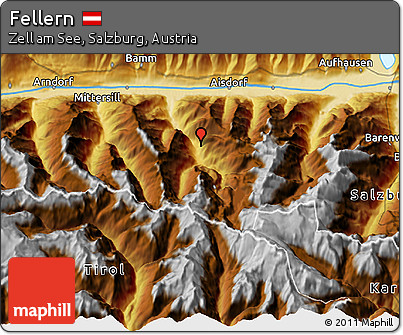 Physical 3D Map of Fellern
