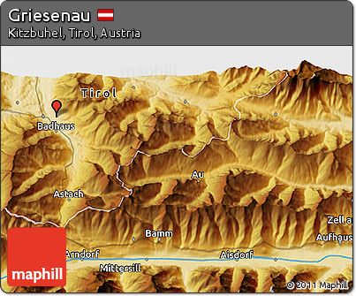 Physical 3D Map of Griesenau