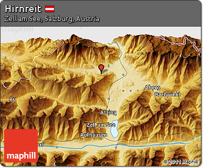 Physical 3D Map of Hirnreit