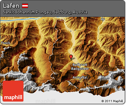 Physical 3D Map of Lafen