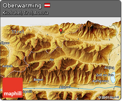 Physical 3D Map of Oberwarming