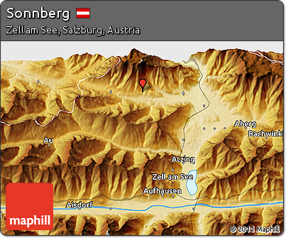 Physical 3D Map of Sonnberg