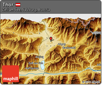 Physical 3D Map of Thor