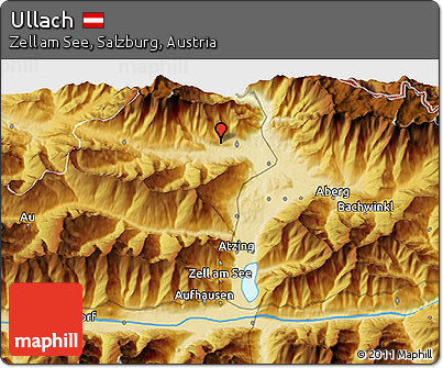 Physical 3D Map of Ullach
