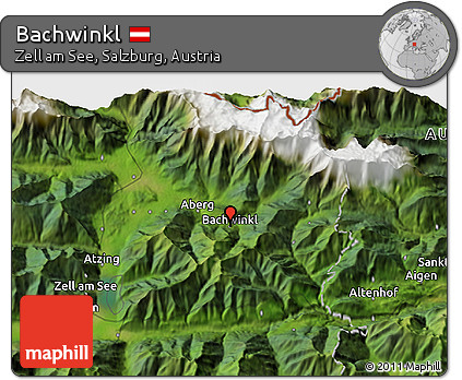 Satellite 3D Map of Bachwinkl