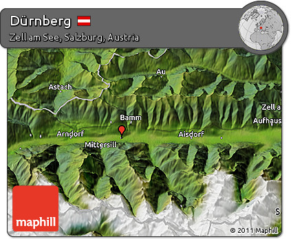Satellite 3D Map of Dürnberg