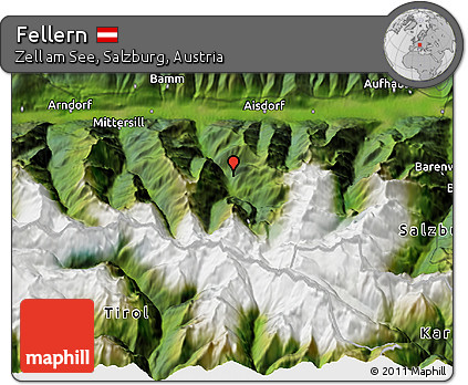 Satellite 3D Map of Fellern
