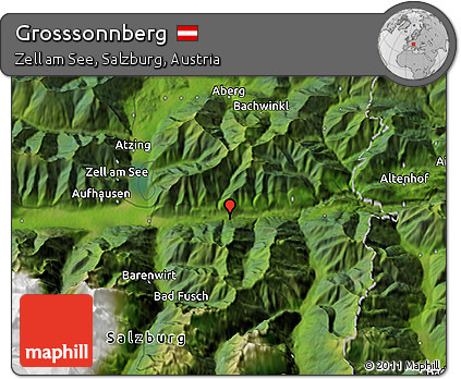 Satellite 3D Map of Grosssonnberg