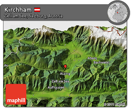 Satellite 3D Map of Kirchham