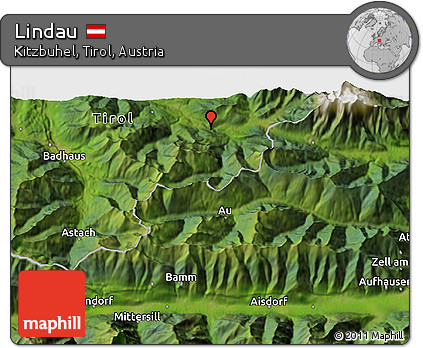 Satellite 3D Map of Lindau