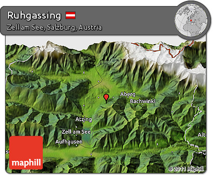 Satellite 3D Map of Ruhgassing