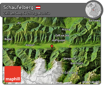 Satellite 3D Map of Schaufelberg