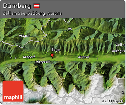 Satellite 3D Map of Dürnberg