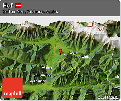 Satellite 3D Map of Hof