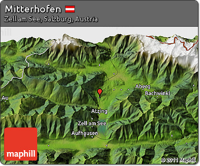 Satellite 3D Map of Mitterhofen