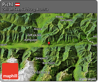 Satellite 3D Map of Pichl