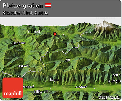 Satellite 3D Map of Pletzergraben