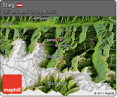 Satellite 3D Map of Steg