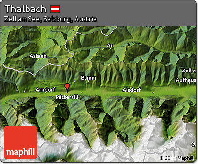 Satellite 3D Map of Thalbach