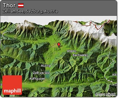 Satellite 3D Map of Thor