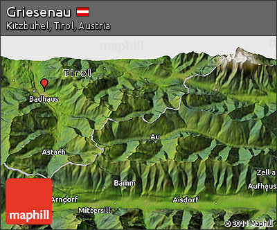 Satellite 3D Map of Griesenau