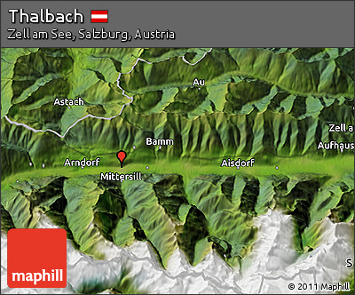 Satellite 3D Map of Thalbach