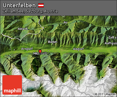 Satellite 3D Map of Unterfelben