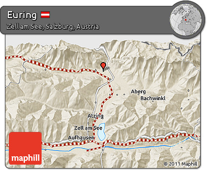 Shaded Relief 3D Map of Euring